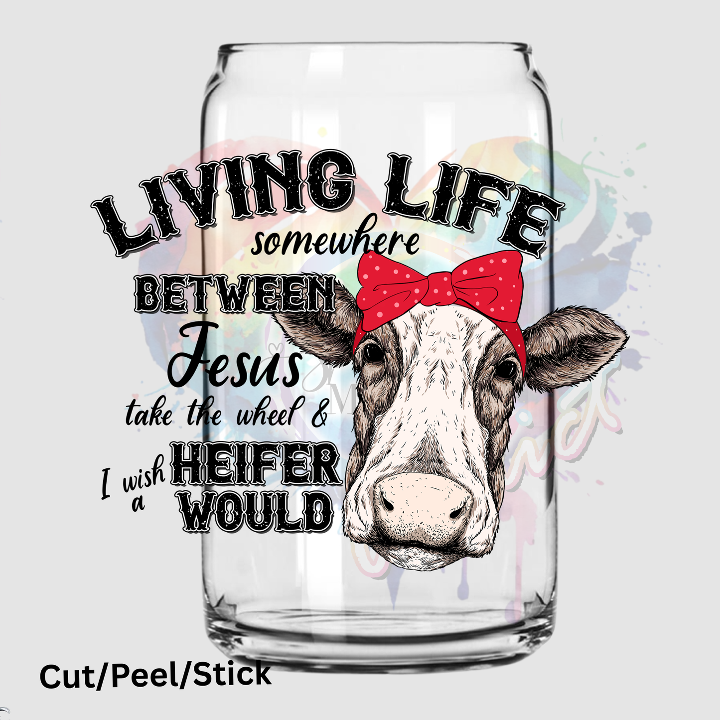 Living Life UV DTF Decal