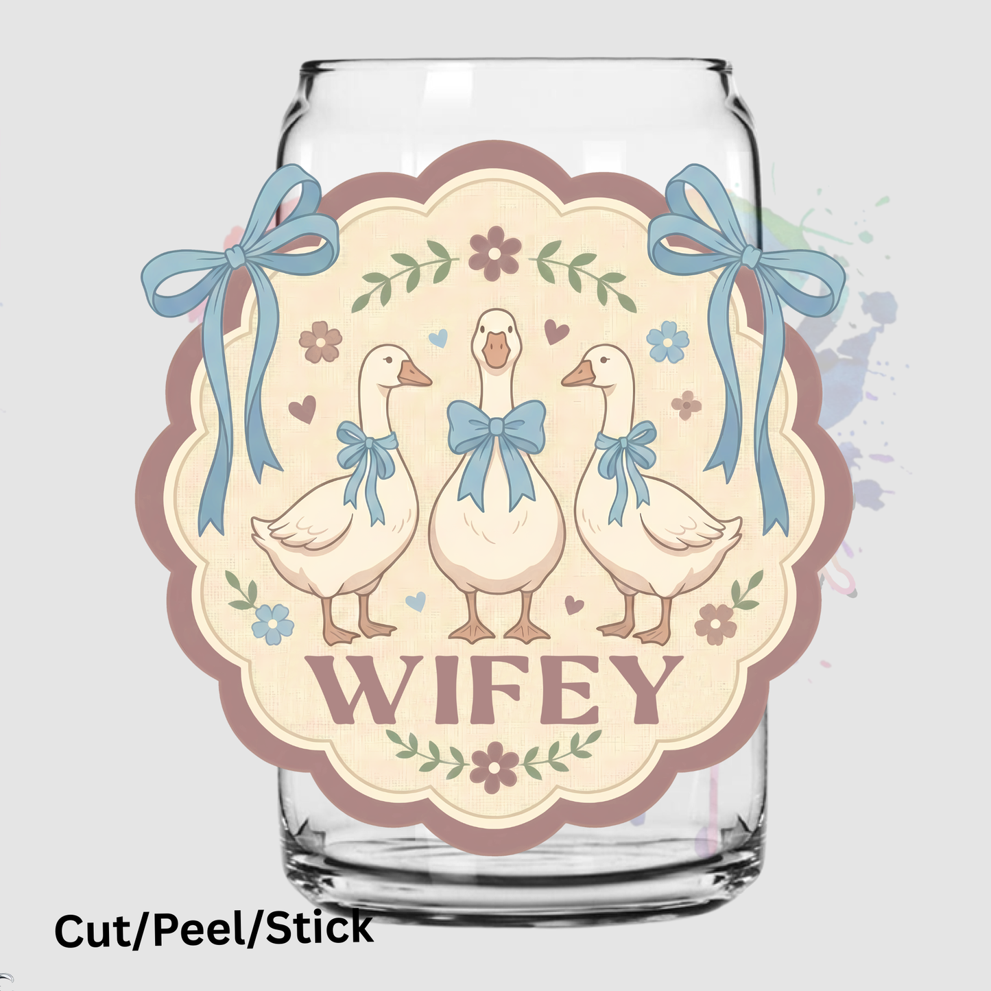 Wifey Goose UV DTF Decal