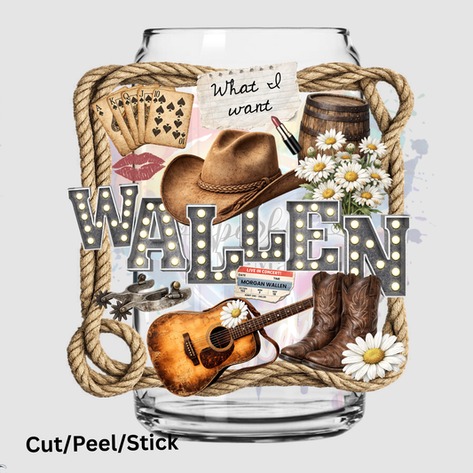 Wallen Western UV DTF Decal