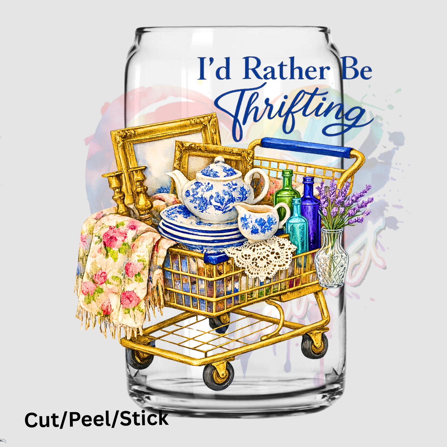 Rather Be thrifting 2 UV DTF Decal
