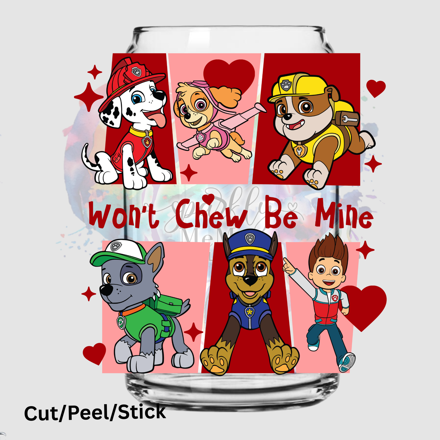 patrol valentine UV DTF Decal