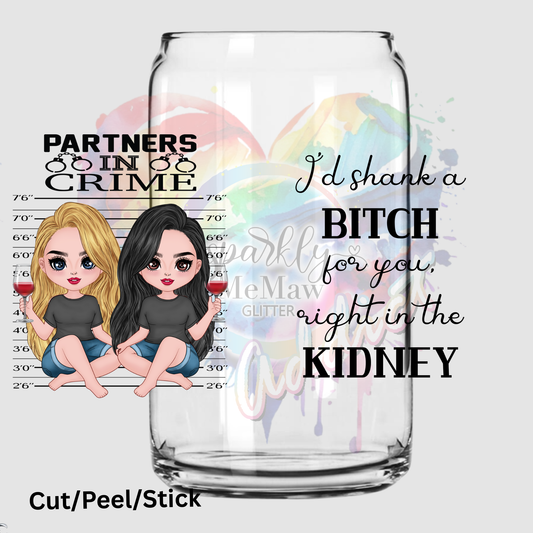 Partners in Crime UV DTF 16 oz Wrap