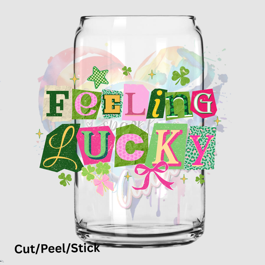 Retro Feeling Lucky UV DTF Decal