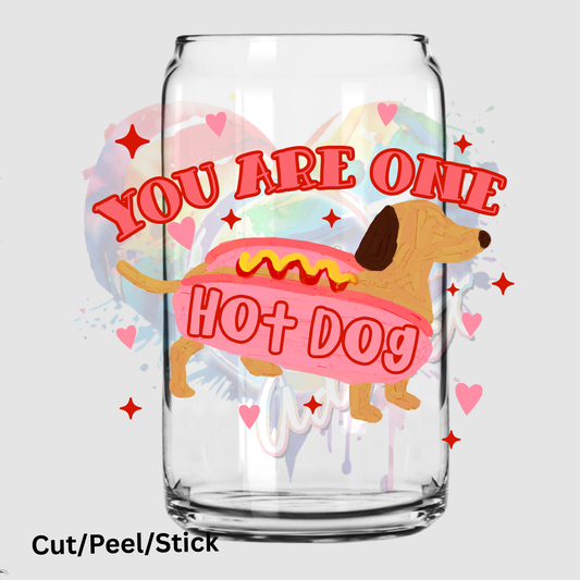 Hot Dog UV DTF Decal