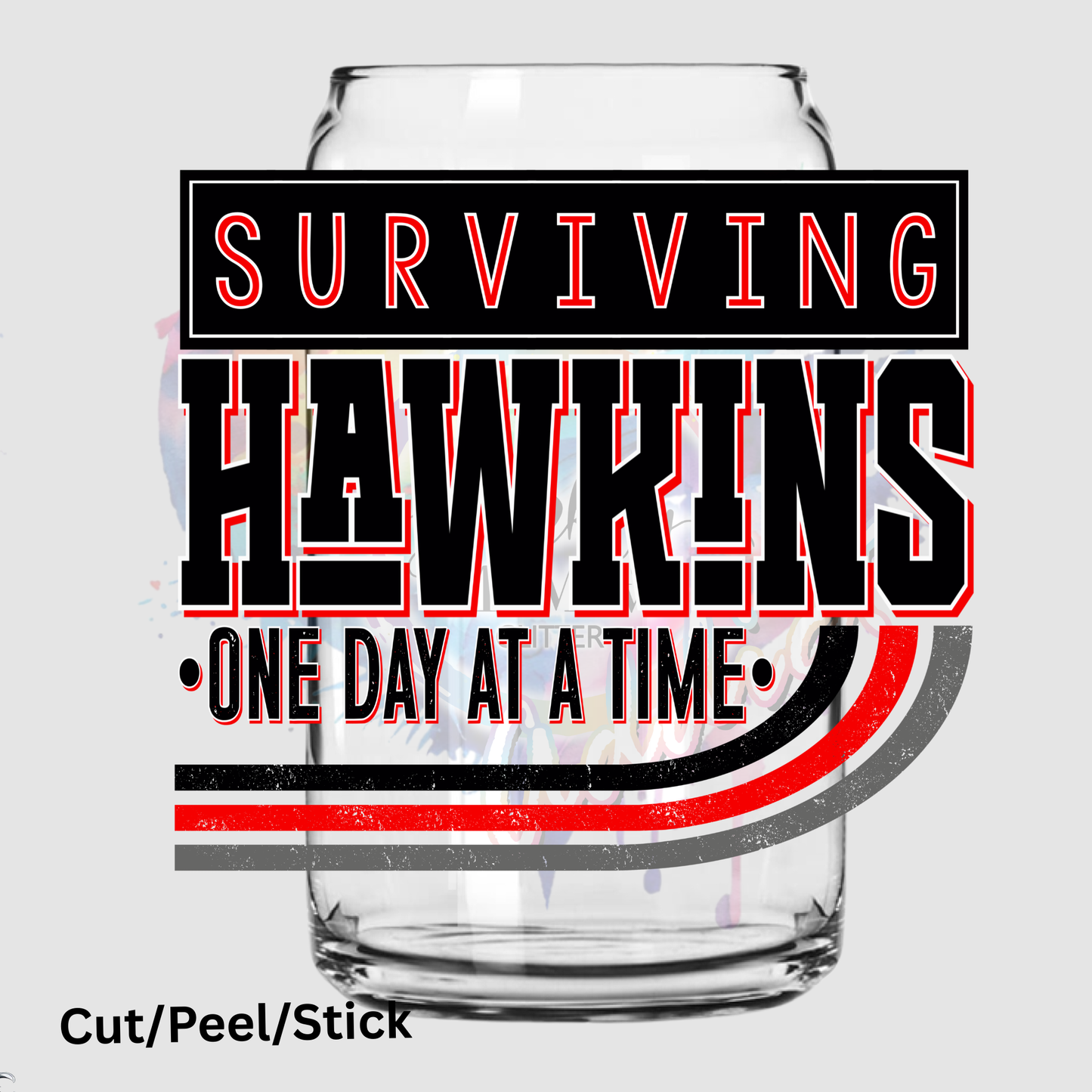 Surviving Hawkins UV DTF Decal