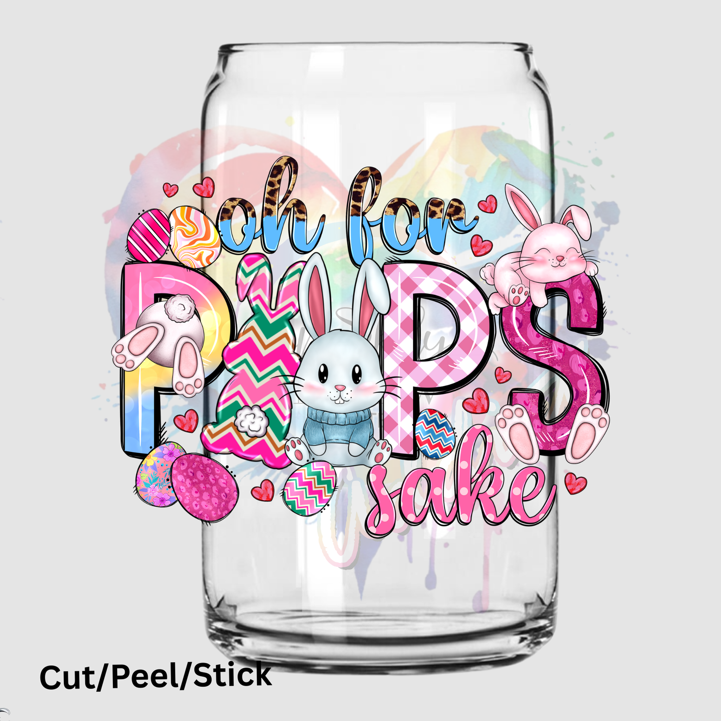 Oh_For_Peeps_Sake UV DTF Decal