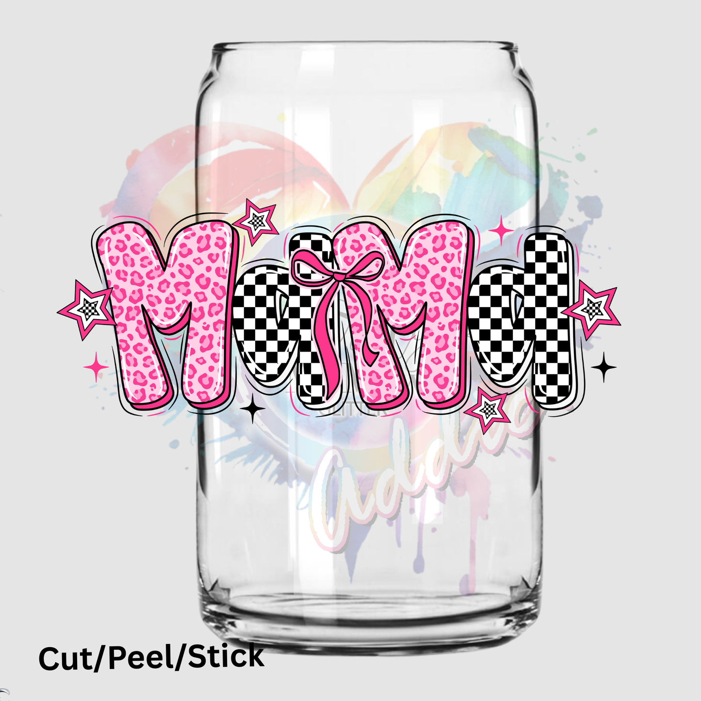 Retro Mama UV DTF Decal (printed in width)