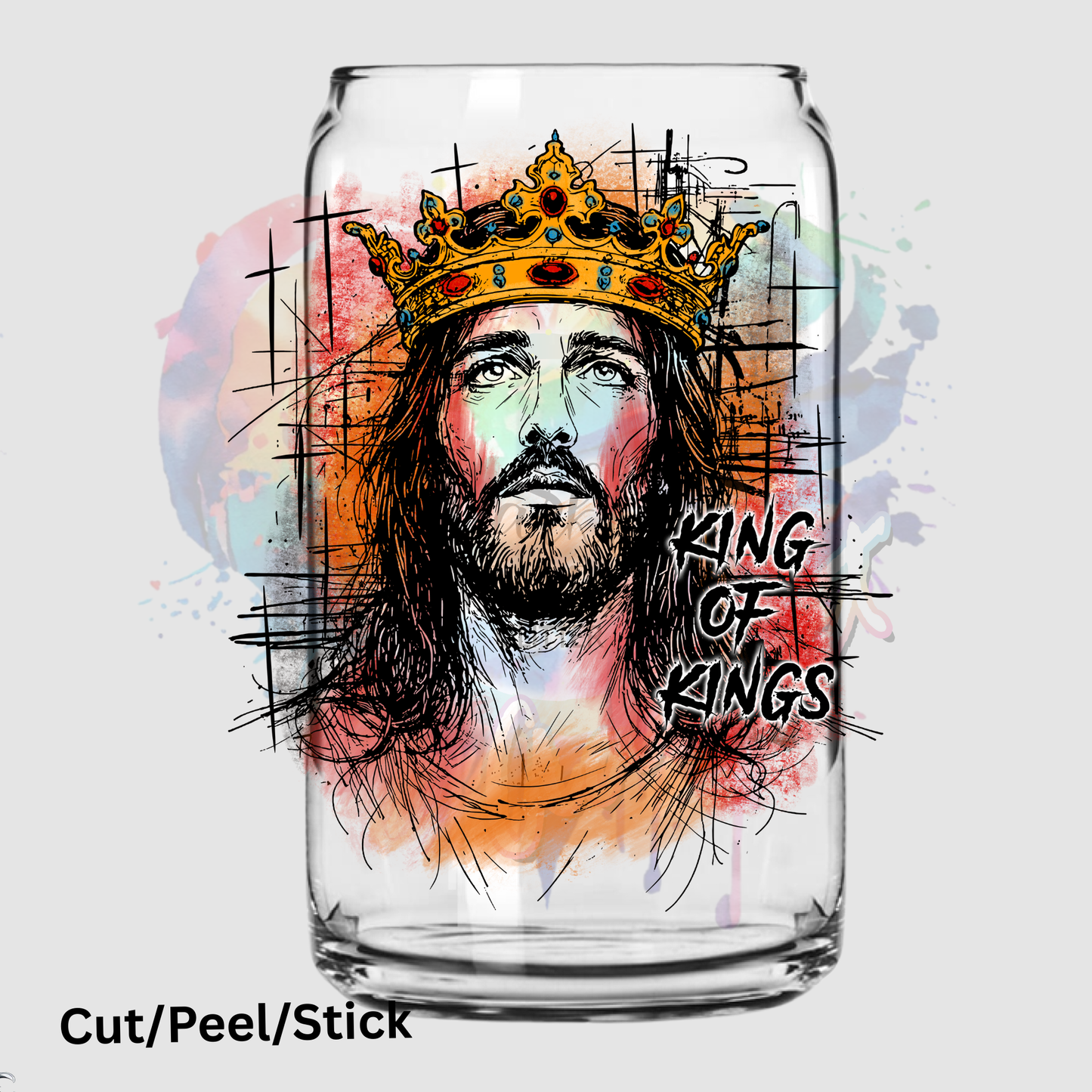 King of Kings UV DTF Decal