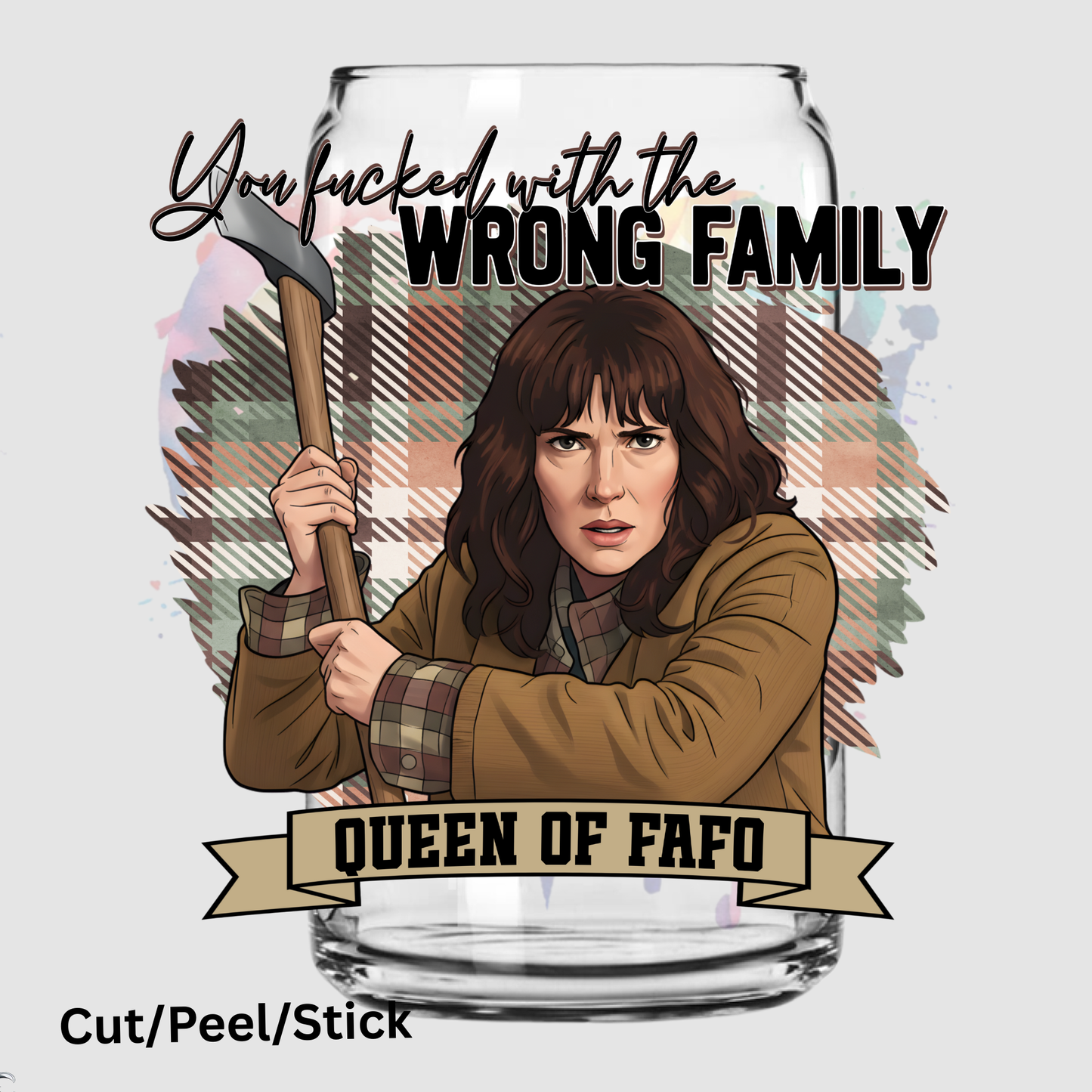 The Wrong Family UV DTF Decal