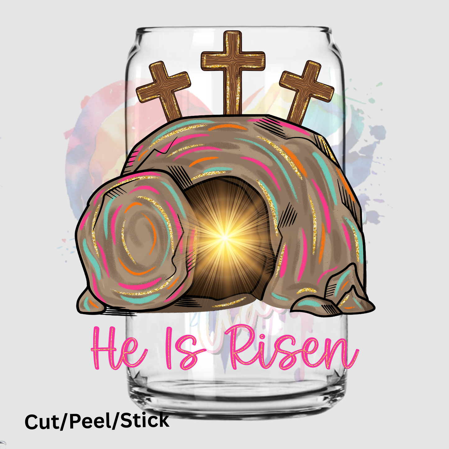 He is Risen UV DTF Decal