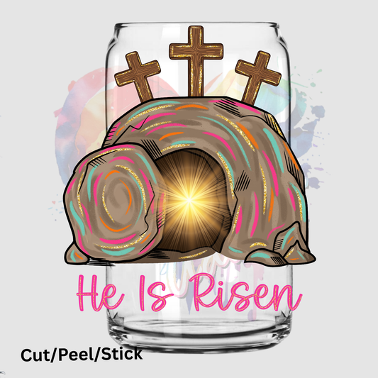 He is Risen UV DTF Decal