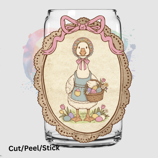 Vintage Spring Goose UV DTF Decal