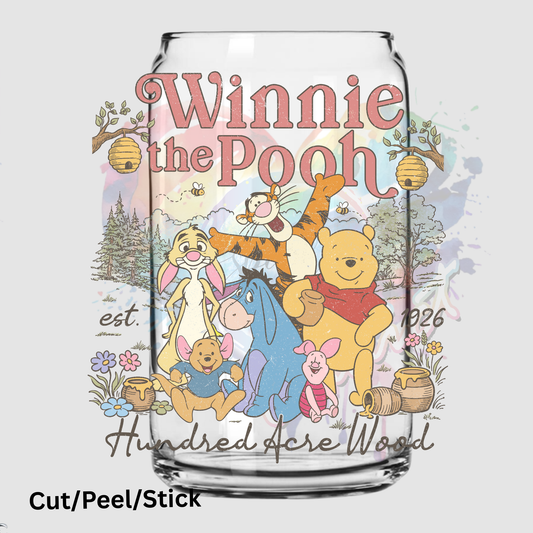 Vintage Winnie the Pooh UV DTF Decal