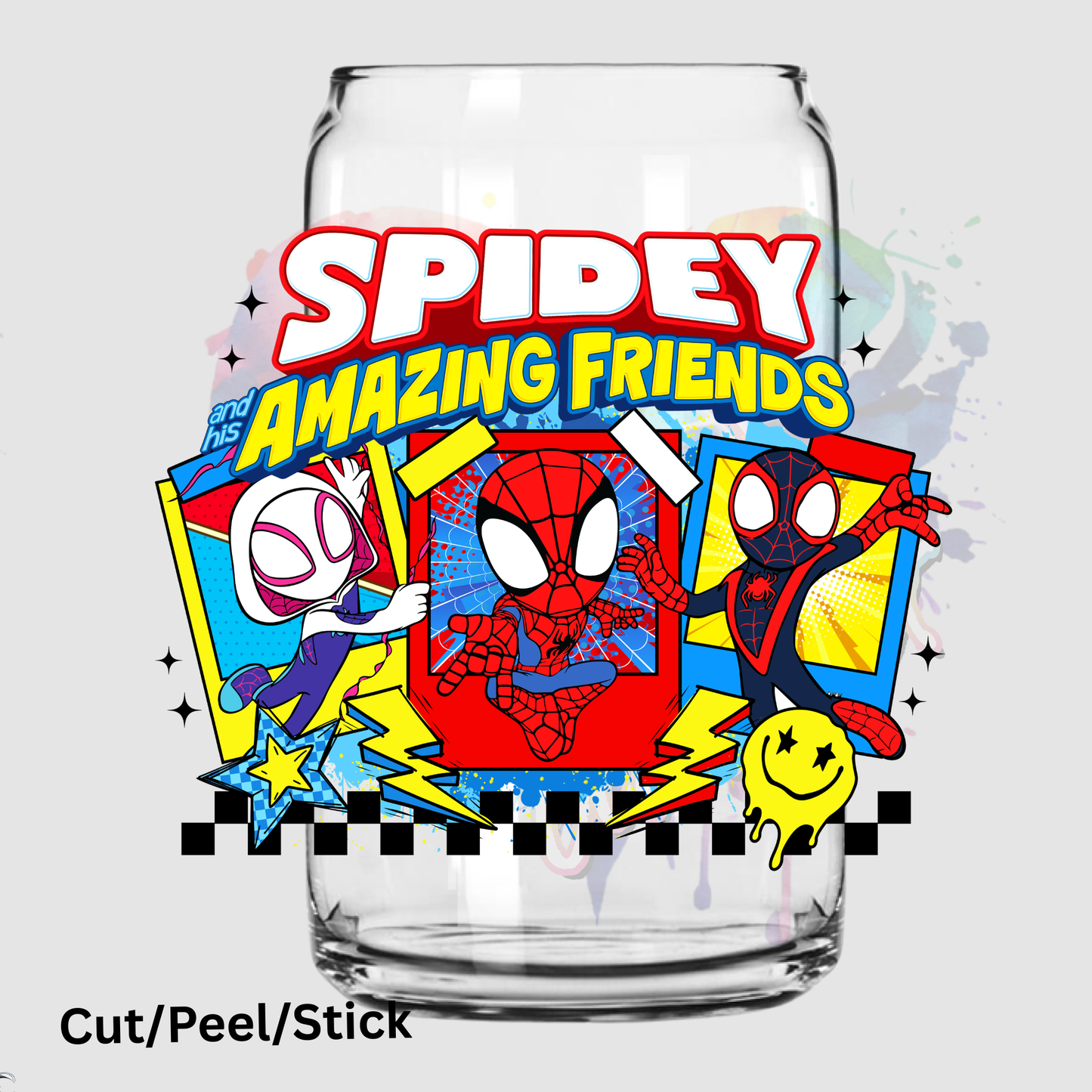 Spidey and Amazing Friends UV DTF Decal