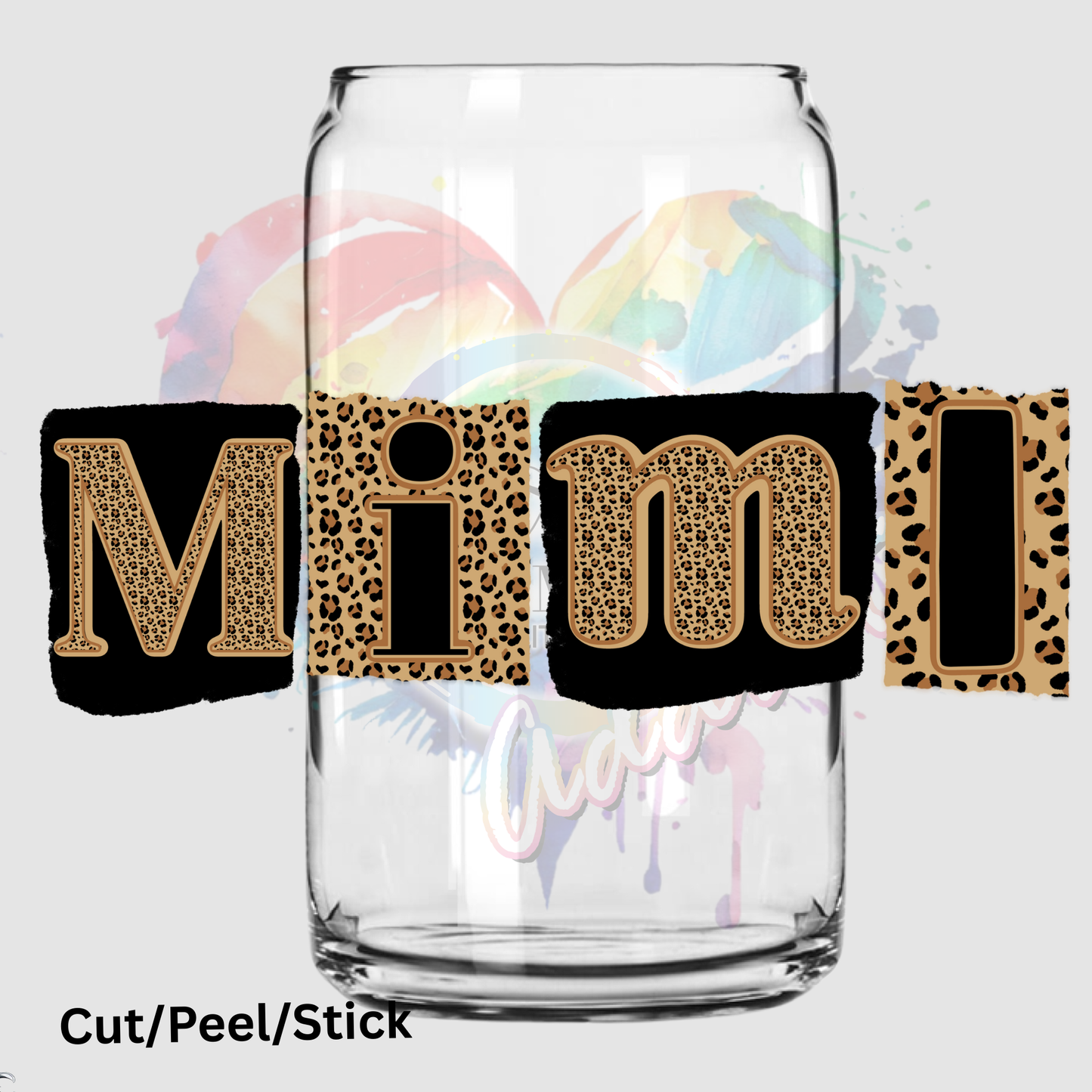 mimi  UV DTF Decal (printed in width)