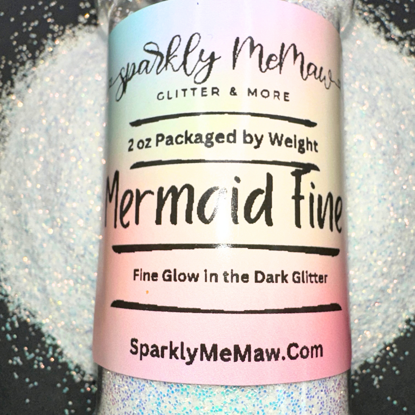 Mermaid Fine Glow in the Dark Fine Glitter