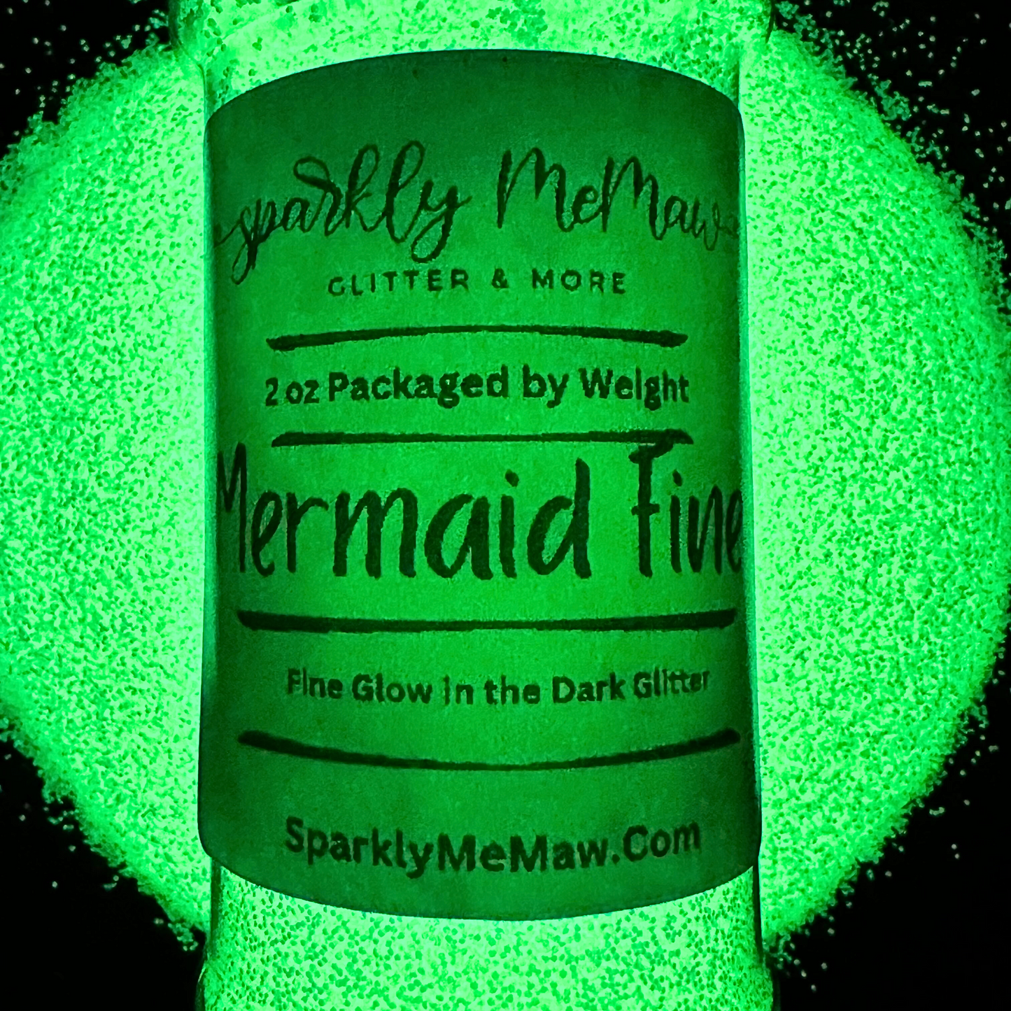 Mermaid Fine Glow in the Dark Fine Glitter