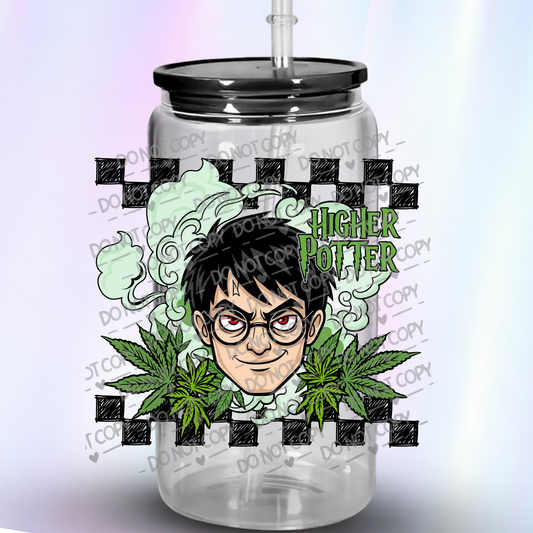 Higher Potter Cannabis Parody UV DTF Decal