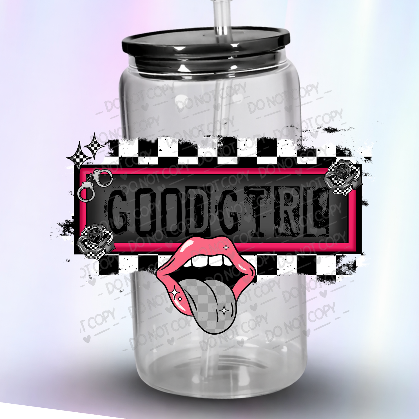 good girl UV DTF Decal