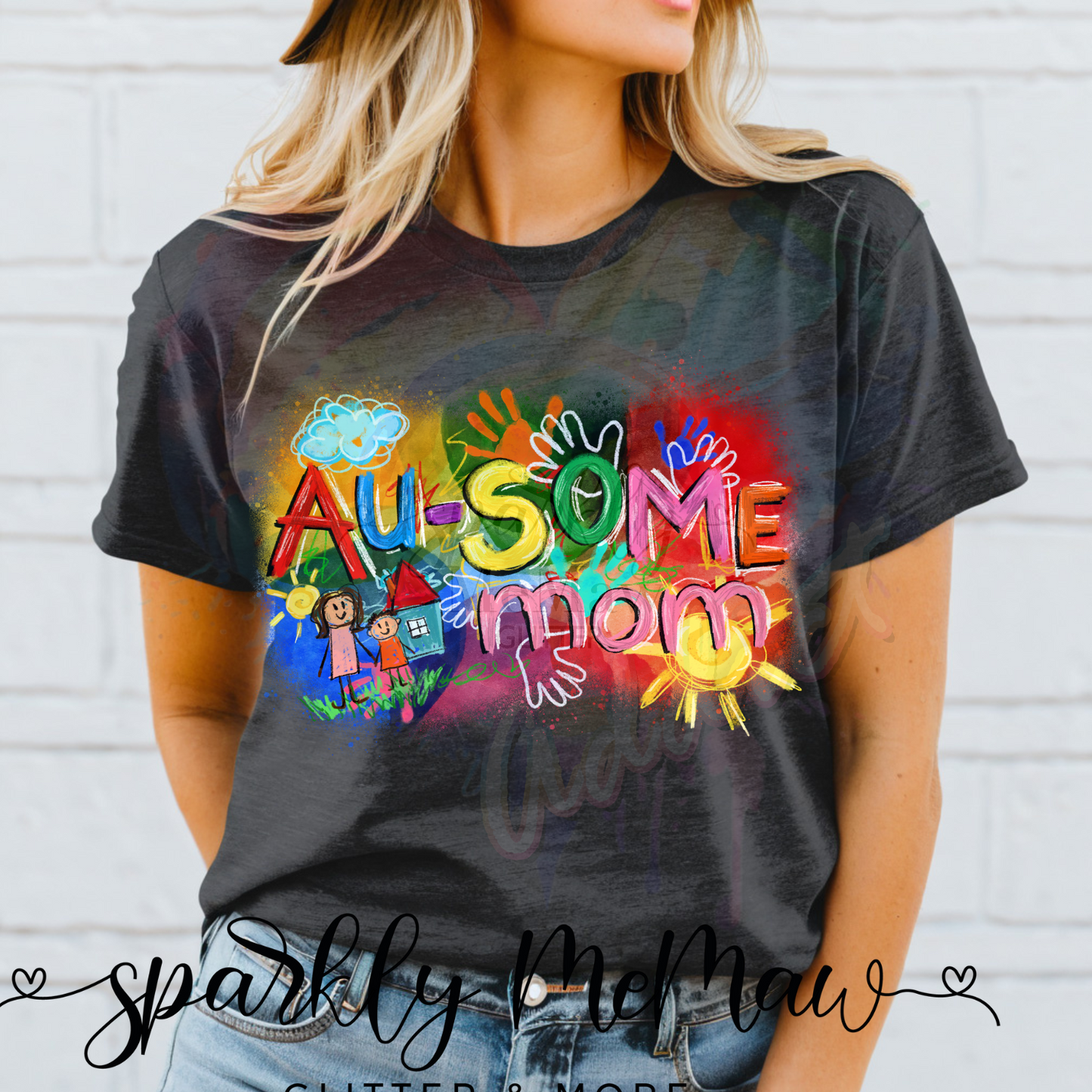 Au some Mama Ready to Press DTF Transfer (Fabrics only)