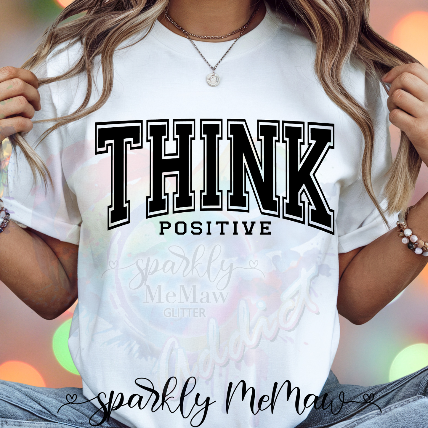 Stay Positive Gang  (only 10$ at check out)  (For Fabrics Only) Gang Sheet 5 Foot