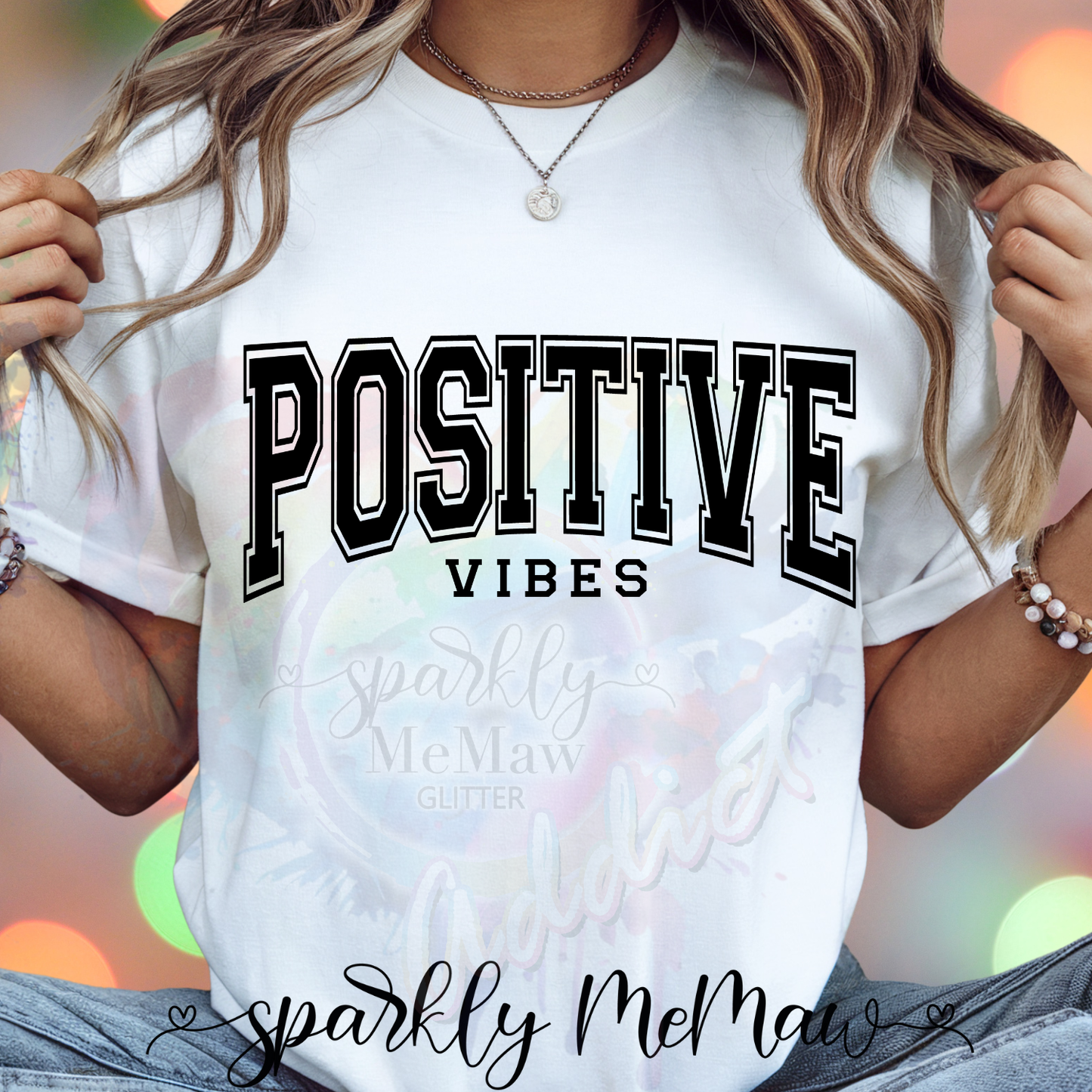 Stay Positive Gang  (only 10$ at check out)  (For Fabrics Only) Gang Sheet 5 Foot