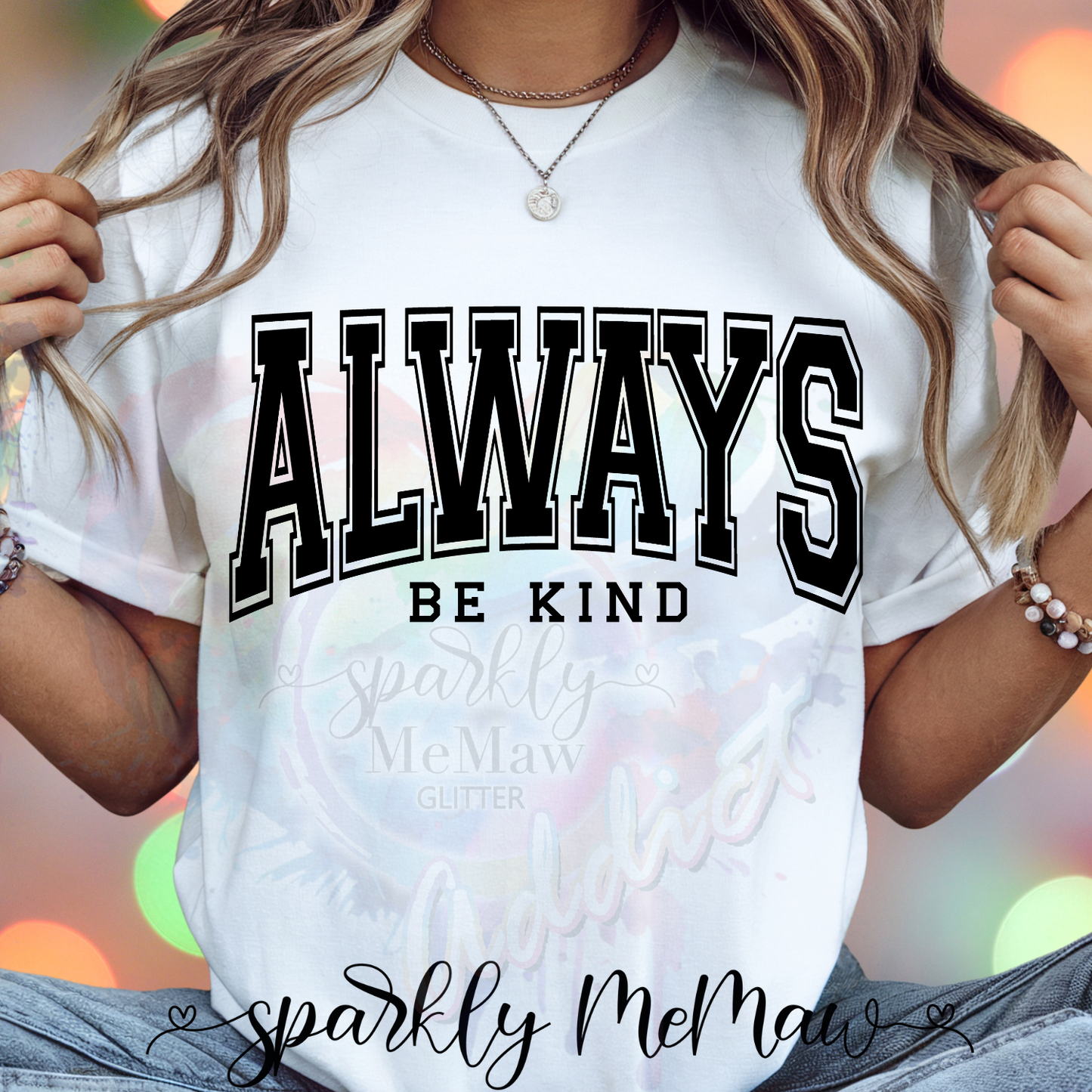 Stay Positive Gang  (only 10$ at check out)  (For Fabrics Only) Gang Sheet 5 Foot