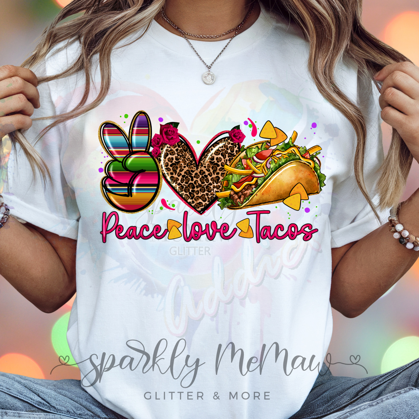 peace_love_tacos DTF Transfer