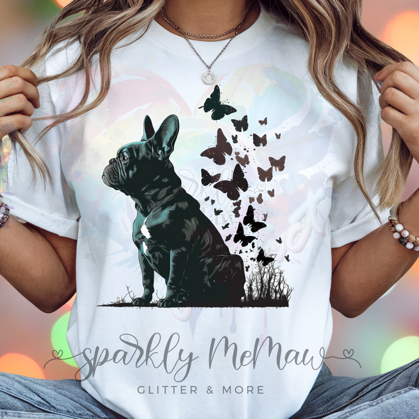 French Bull Dog DTF Transfer