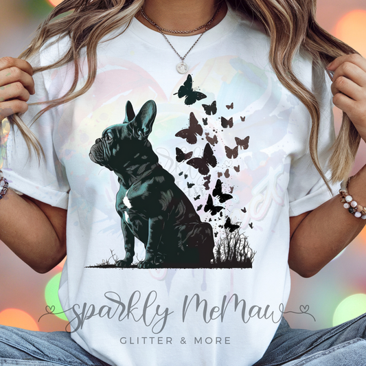 French Bull Dog DTF Transfer