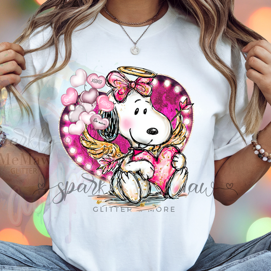 Puppy Love DTF Transfer (Fabrics)
