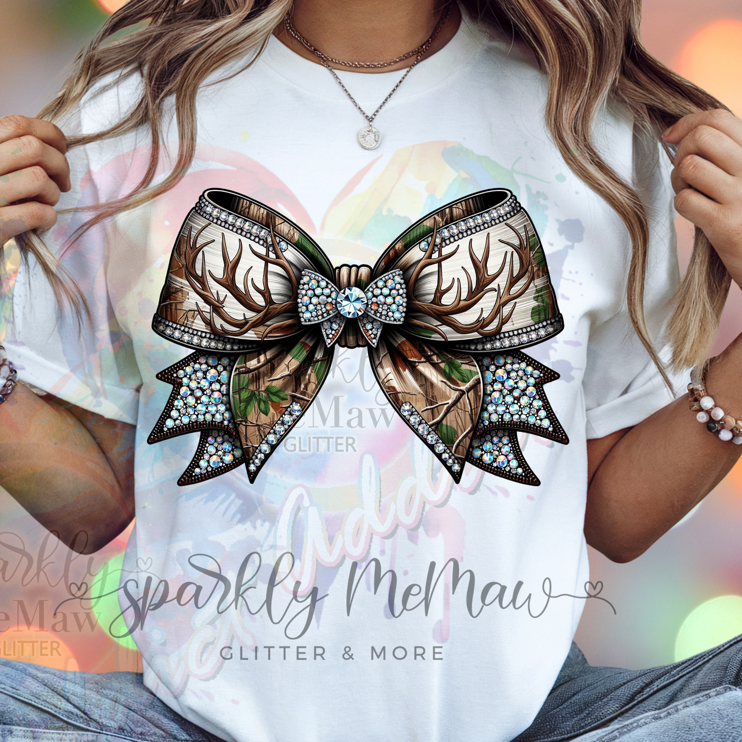 Deer Camo Bow DTF Transfer