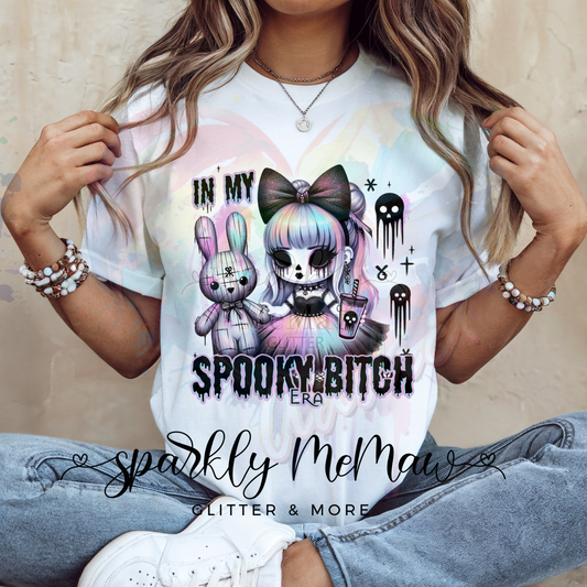Spooky Bitch era 4  Ready to Press DTF Transfer (Fabrics only)