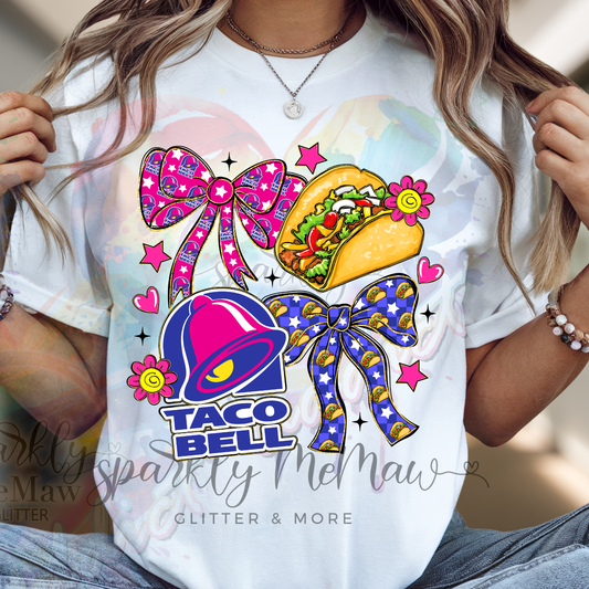 Taco Bell Coquette DTF Transfer (Fabrics)