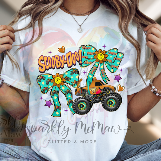 Scooby Doo Coquette DTF Transfer (Fabrics)