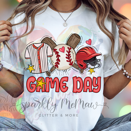Game Day Baseball DTF Transfer