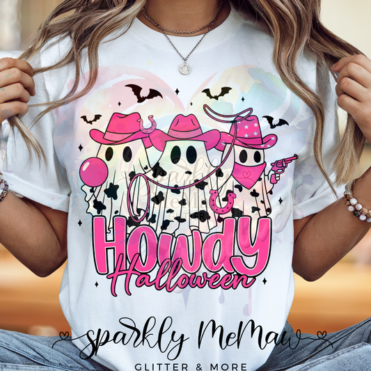 Howdy Halloween 3 Ready to Press DTF Transfer (Fabrics only)