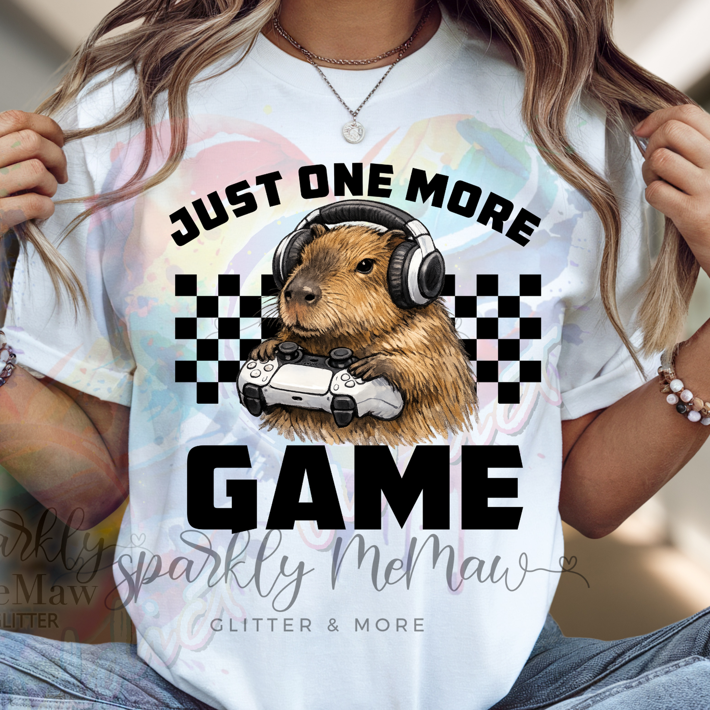 Just one More Game DTF Transfer
