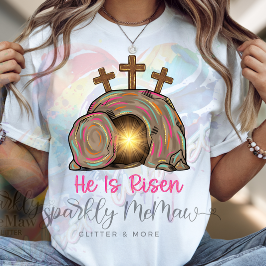 He is Risen DTF Transfer