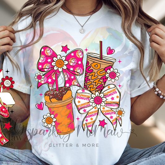 Dunkin Coquette DTF Transfer (Fabrics)