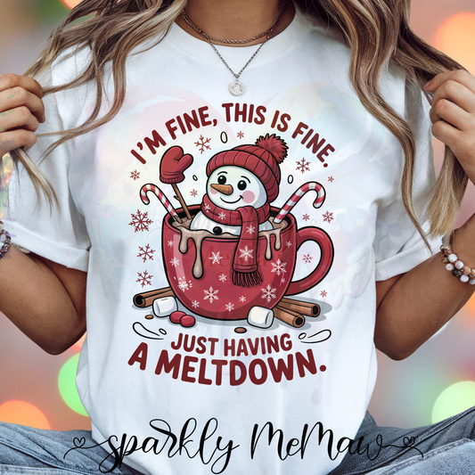 Melt Down Ready to Press DTF Transfer (Fabrics only)