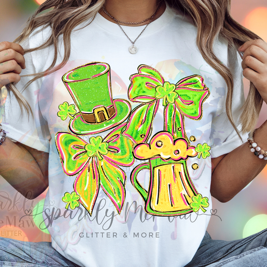 Coquette Irish St Pattys Day DTF Transfer