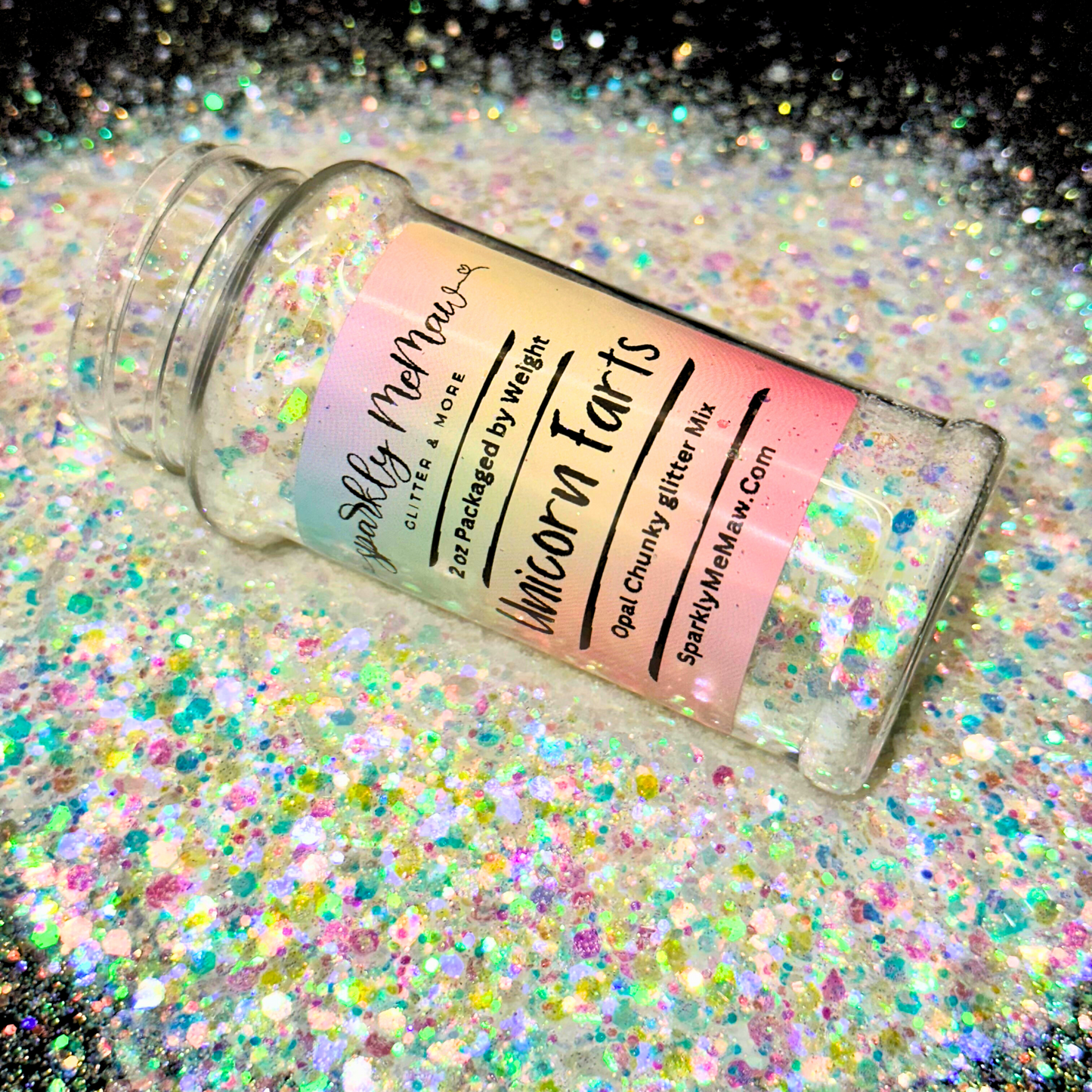 Unicorn Farts Chunky Opal glitter Mix #455