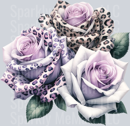 rose 13 Animal Rose UV DTF Clip Art Decal