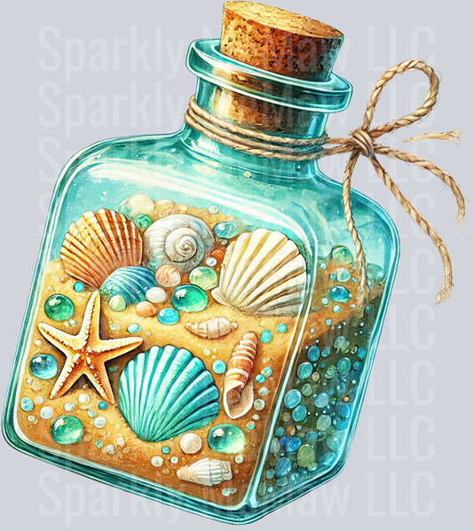 2 Ocean Boho Summer ClipArt Decal