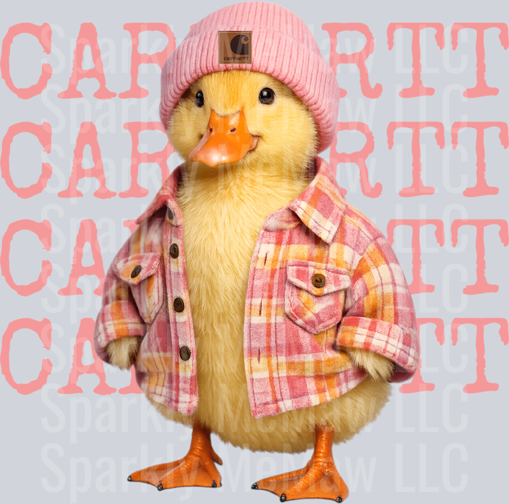 Car duck UV DTF Decal