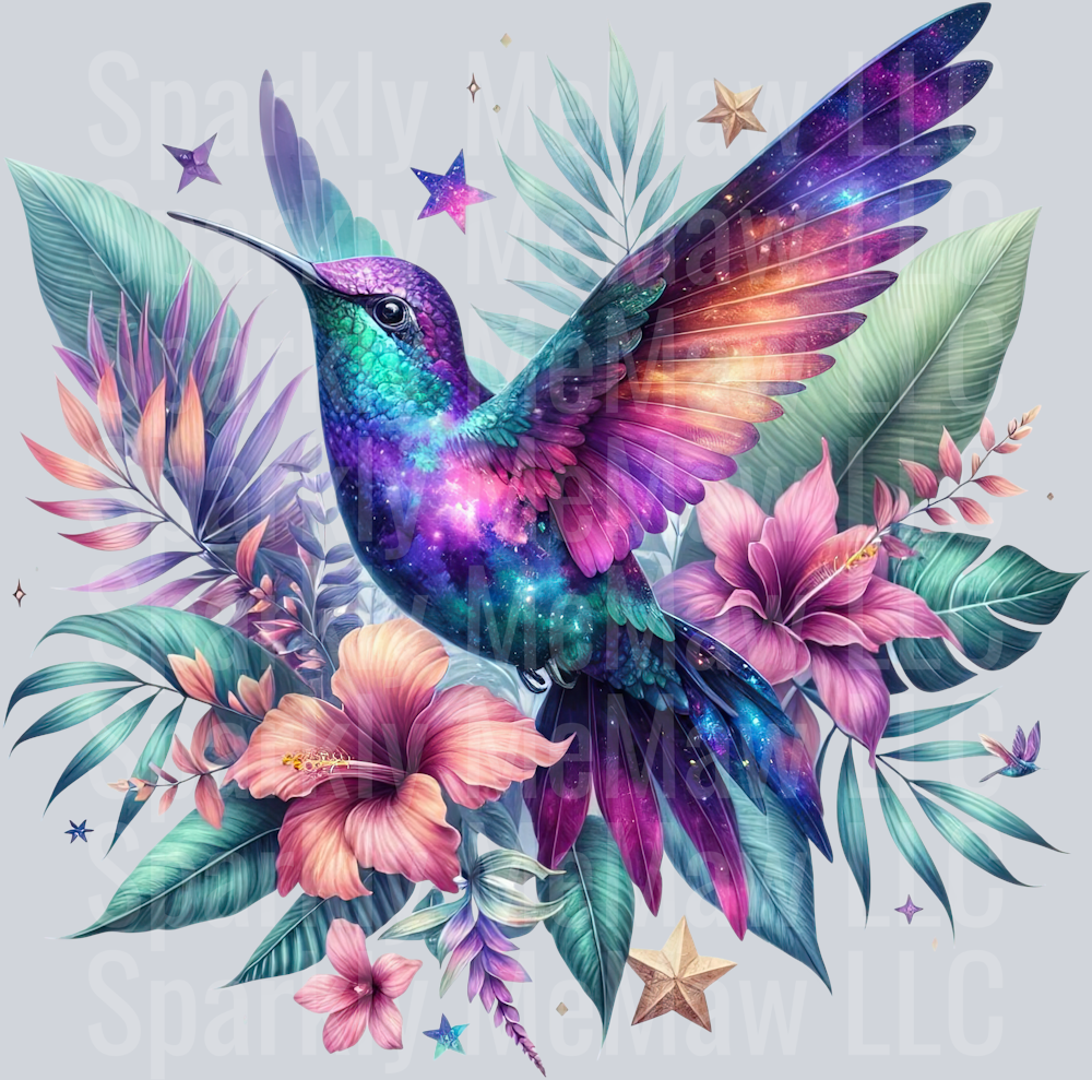 60 Hummingbird Clip Art UV DTF Decal