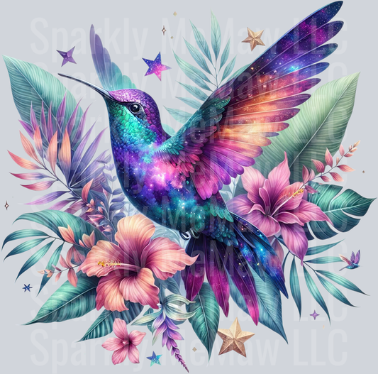 60 Hummingbird Clip Art UV DTF Decal