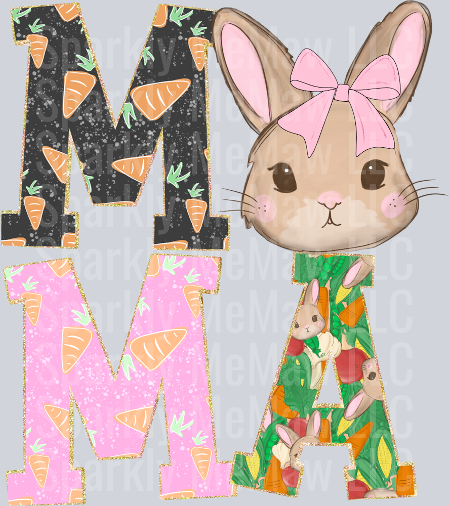 Mama_Bunny UV DTF Decal