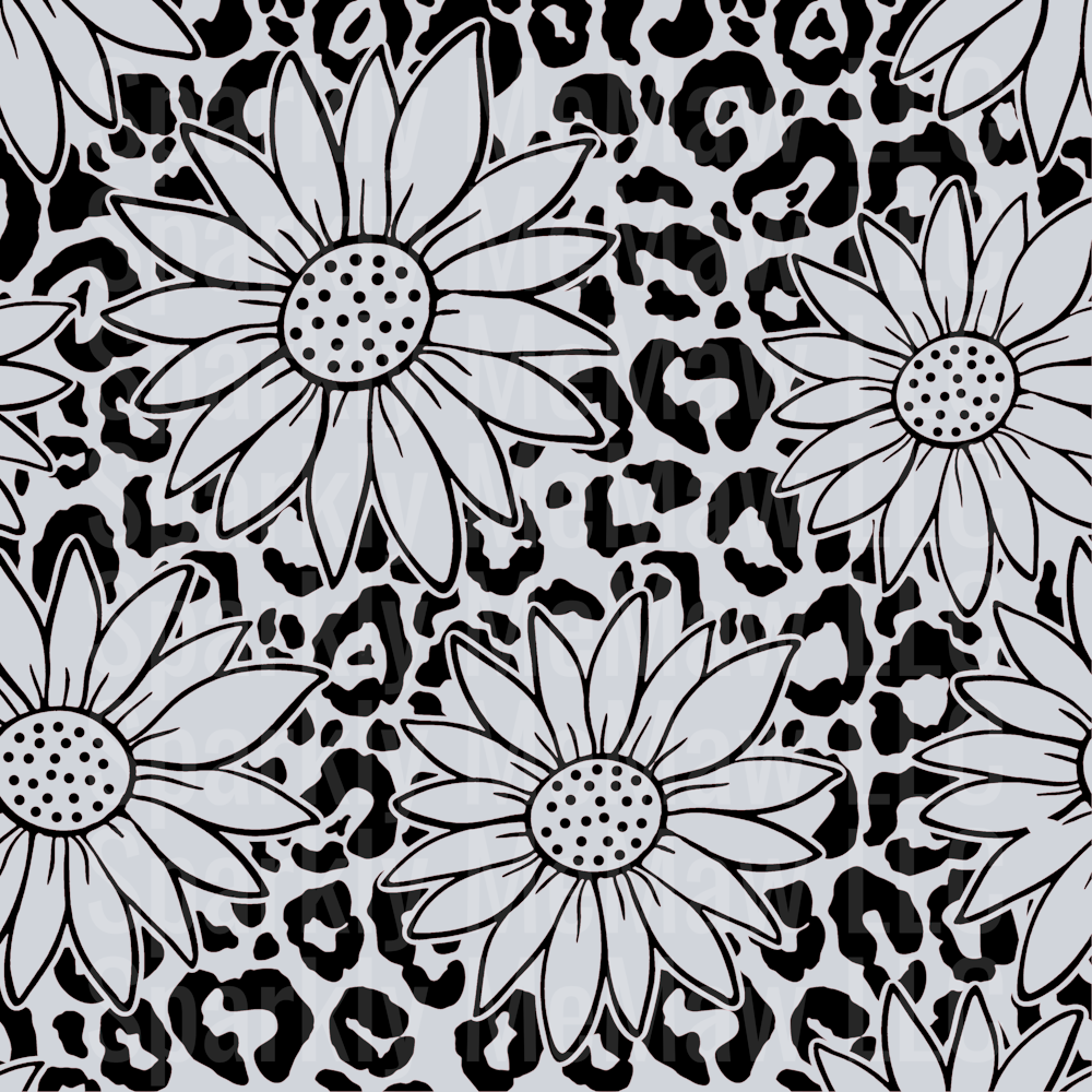 Cheetah Sunflower 10x10